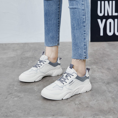 Autumn Korean Style Flat Bottom All-match Leather Explosive Style Student Shoes
