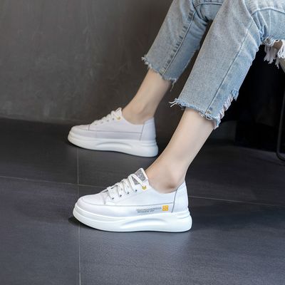 Spring All-match Sneakers, Thick-soled Women's Shoes