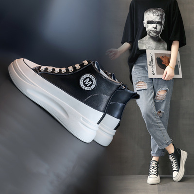 Increasing All-match Mesh Breathable Platform Shoes In Autumn