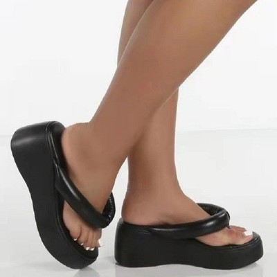 Flip-flop Sandals And Slippers Thick-soled European And American Large Size Increased Slippers
