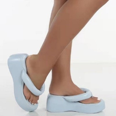 Flip-flop Sandals And Slippers Thick-soled European And American Large Size Increased Slippers