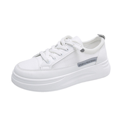 New Mesh Breathable Student Casual Sneakers, Net Red Thick-soled Casual Sneakers