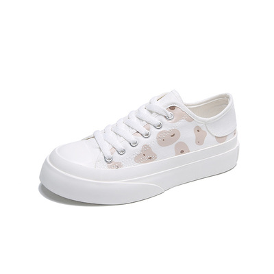New Style Sneakers Japanese Cute Thick-soled Big Toe Shoes Student Trendy Canvas Shoes