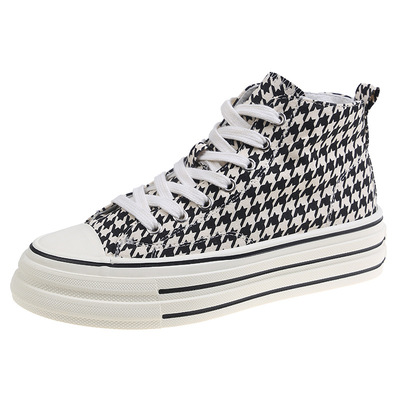 The New Casual Student Sports White Shoes Can Wear Fashionable Platform Shoes In All Seasons