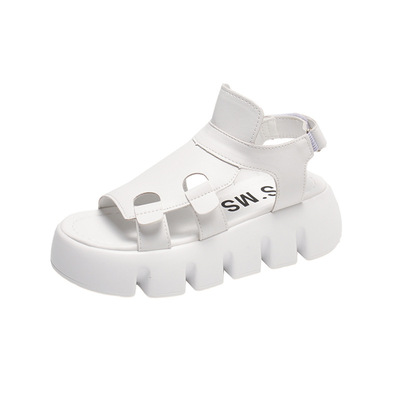 Net Red Trifle Sole Open Toe Piano Sole Roman Sandals