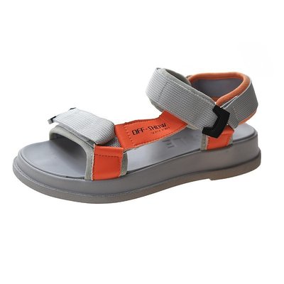 Student Korean Thick-soled Roman Sandals Fairy Style Summer Flat Bottom