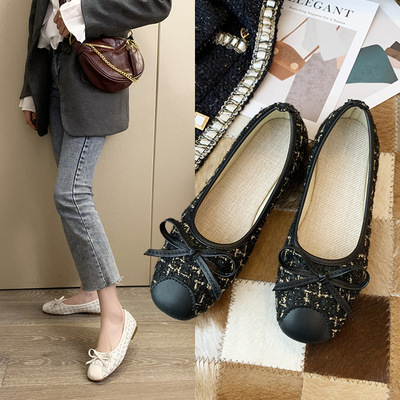 Shallow Mouth Low Heel Single Shoes Flat Shoes Peas Shoes