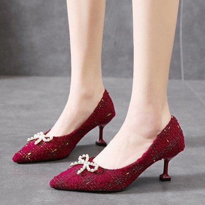 Fashion French Ladies Temperament Pointed Bow