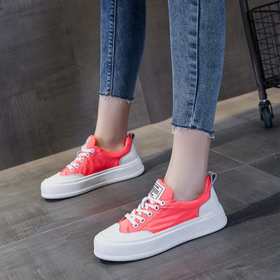 Casual High-top Shoes Hot Summer Breathable Canvas Platform Platform Sneakers