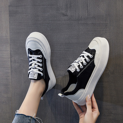 Casual High-top Shoes Hot Summer Breathable Canvas Platform Platform Sneakers