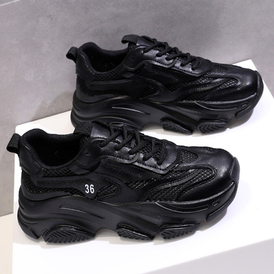 Gas Thick-soled Platform Shoes Net Celebrity Fried Street Daddy Shoes