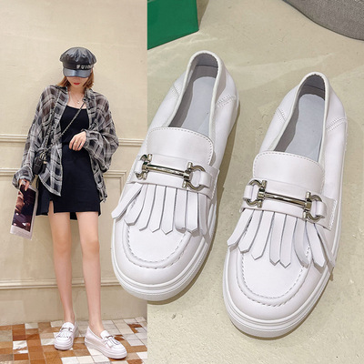 New Round Toe Fringed British Style Loafers