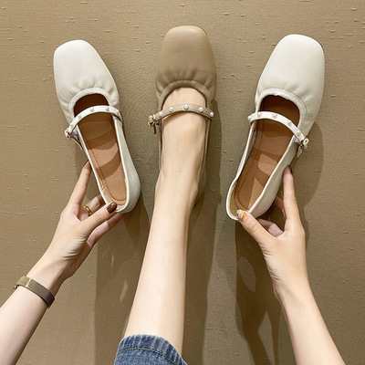 Summer New Style Shallow Mouth Buckle Loafers