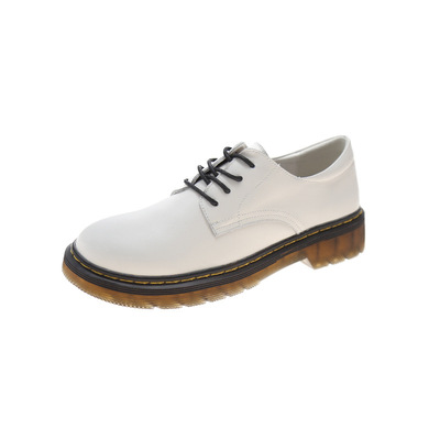 Front Strap Daily Solid Color Flat-heel Universal Round Toe Low-top Loafers