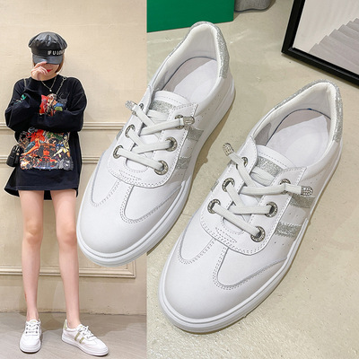 New Round-toe Flat-bottom Student Flat-bottom Casual Women's Shoes