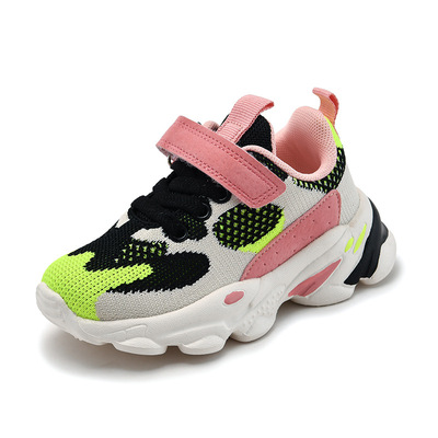 Autumn Fashion Breathable Daddy Shoes Sports Boys And Girls Lightweight Casual Shoes For Kids