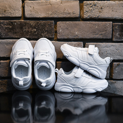 Autumn Student White Sneakers Casual Shoes For Boys And Girls